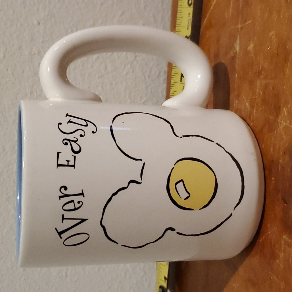 Disney Over Easy coffee mug. Unused / Decor - LARGE COFFEE CUP , MICKEY EARS